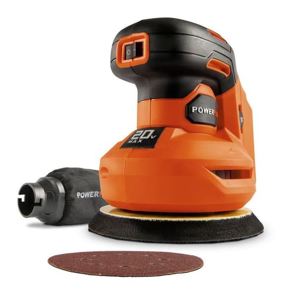 DUAL POWER POWDP50400 20V Cordless Random Orbital Sander Ø125 - Variable Speed
