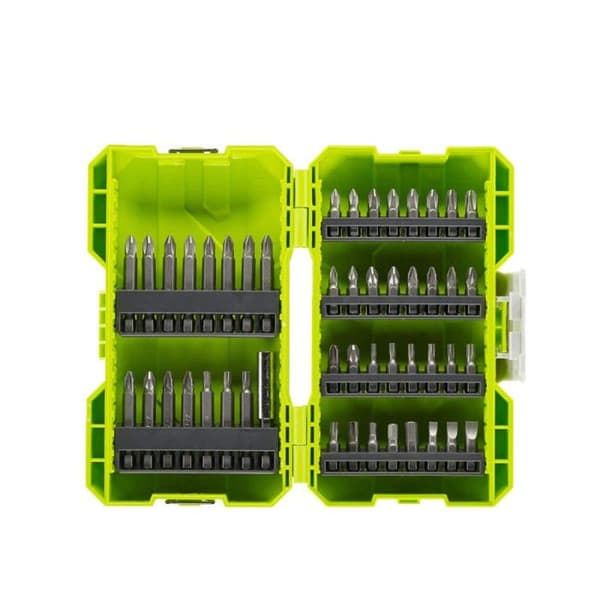 RYOBI Stackable 48-Piece Screwdriver Bit Set: 32 x 25 mm + 15 x 50 mm Bits - RAK48SSD