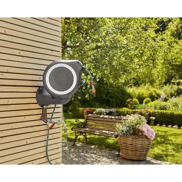 GARDENA RollUp M Automatic Wall-Mounted Hose Reel - 20 m