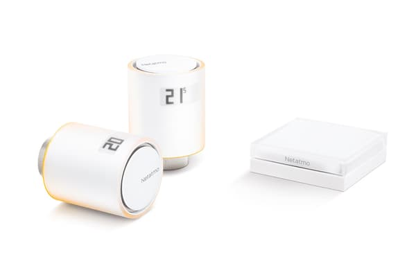 Netatmo Smart Radiator Valves Starter Pack - Room-by-Room Heating Control