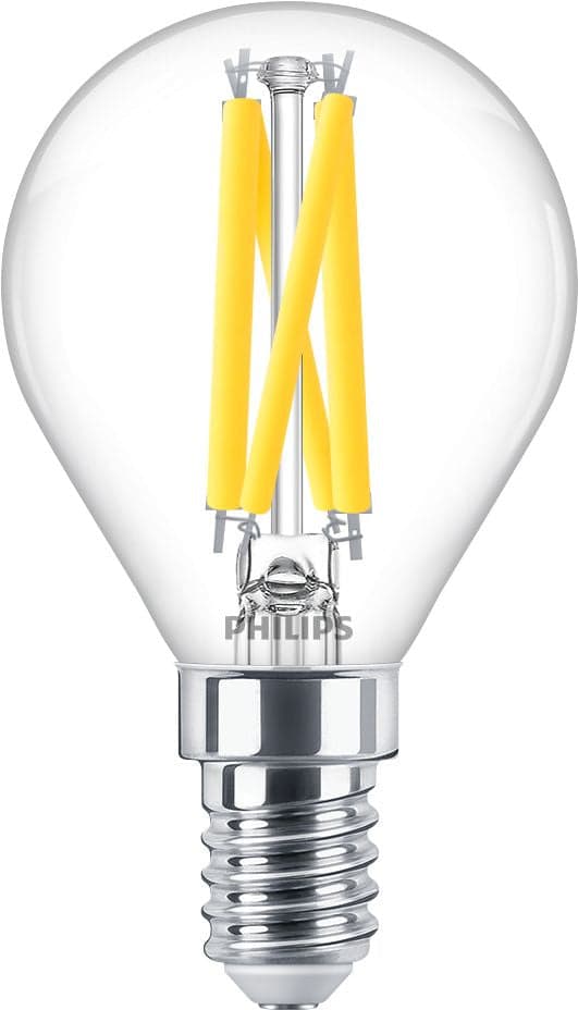 Philips LED Bulb P45 Clear 40W E14 Dimmable - 470 Lumen