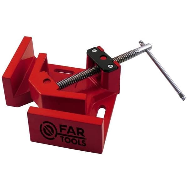 FARTOOLS PRO - Steel Angle Vise with Crank - Red - 150515