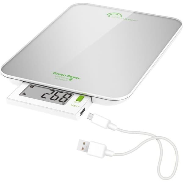 LITTLE BALANCE Kitchen Scale - Slide 6 - Silver - USB Rechargeable