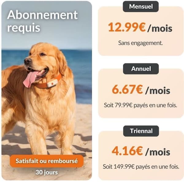 Weenect XS GPS Tracker for Dogs - White Edition 2023