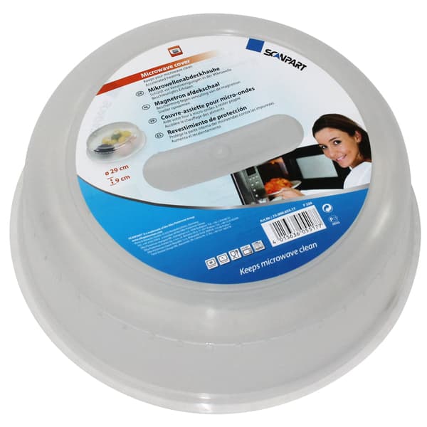 Scanpart Jumbo Microwave Lid - 29x9 cm - Transparent