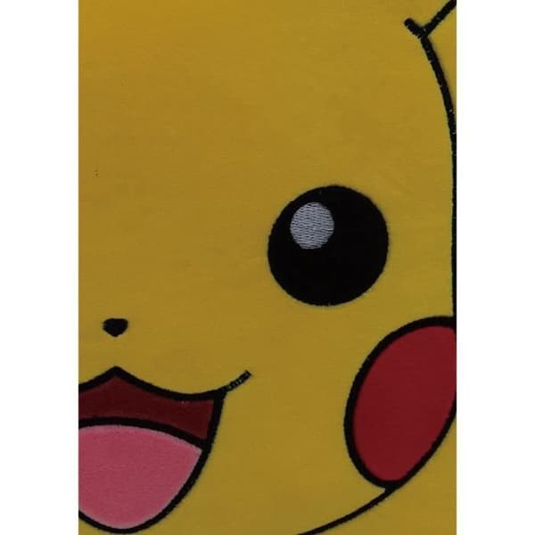 Pokémon Premium Square Cushion Pikachu, Microfiber, 40 cm