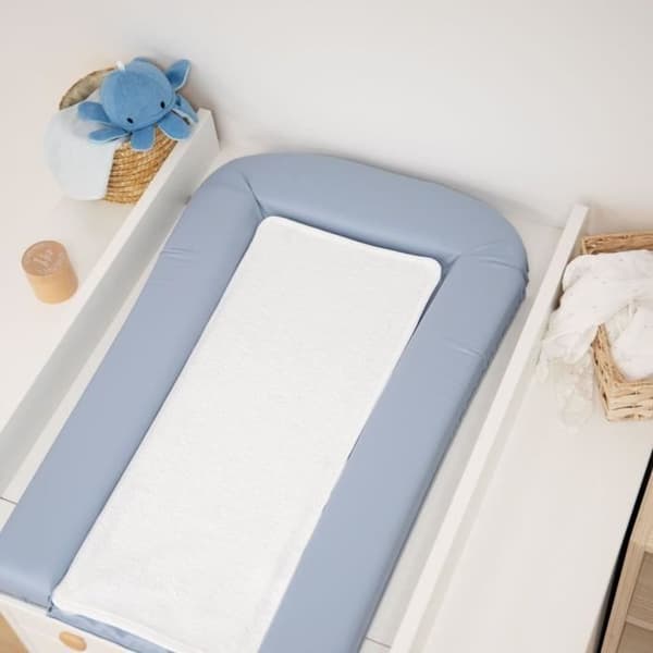 Changing Mat with 2 Removable Sponges - Blueberry - 42x70 cm