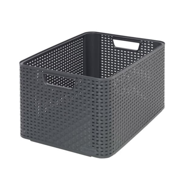 Curver Style Storage Basket 30 L Anthracite