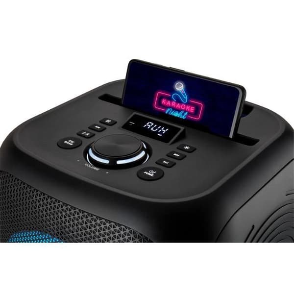 MEDION Compact Speaker - 50W RMS - Multicolor LED Ring