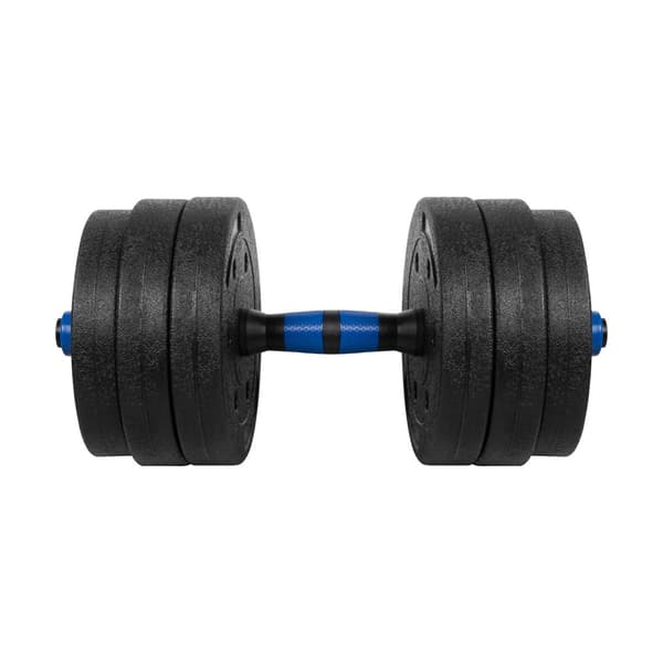 REBEL ACTIVE Adjustable Dumbbells 2x10 kg with Connector