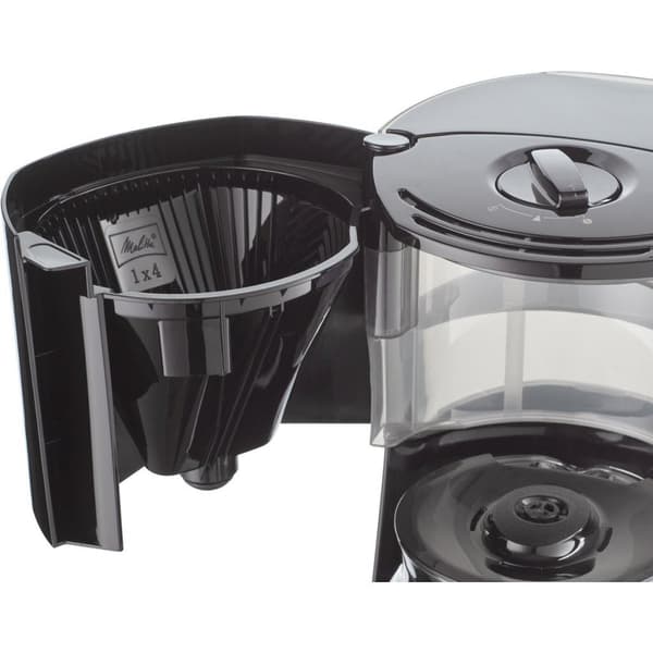 Melitta 1017-11 Enjoy Top Timer Coffee Maker Black/Stainless Steel
