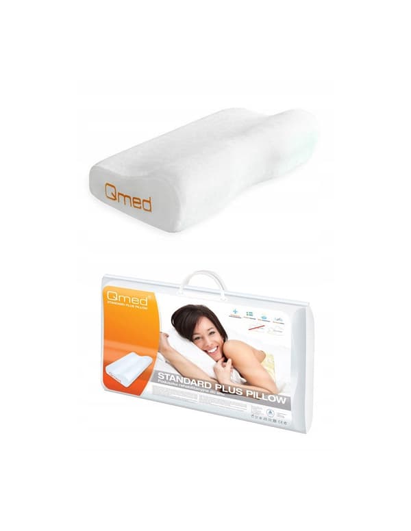 Qmed Standard Plus Orthopaedic Contoured Sleeping Pillow