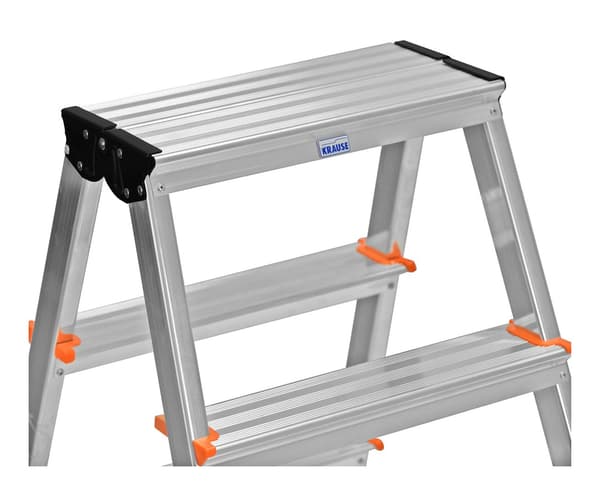 Krause Dopplo Double-Sided Step Ladder - Silver