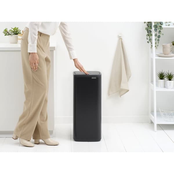 Brabantia Bo Touch Bin Waste Bin 30 L Matte Black