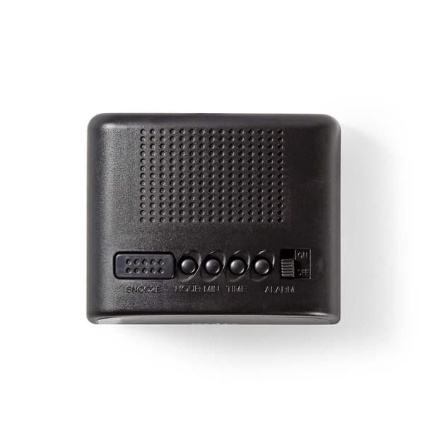 Nedis CLDK008BK Digital Alarm Clock with LED Display and Snooze Function