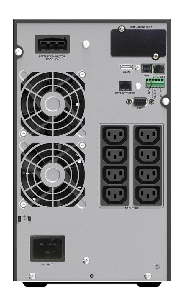 PowerWalker VFI 2000 ICT IoT - 2000VA Online UPS with 8 AC Outlets