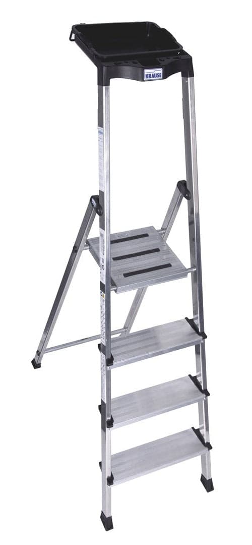 Krause Secury Folding Ladder Silver