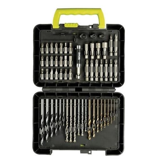 RYOBI Drill and Bit Set 60 pcs.