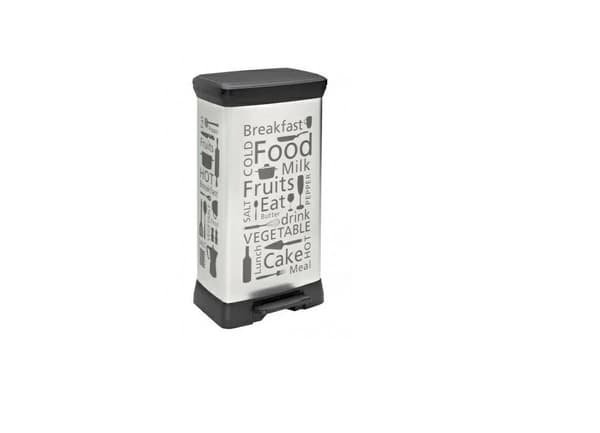 CURVER Pedal Waste Bin 50 L/ IML Kitchen Silver