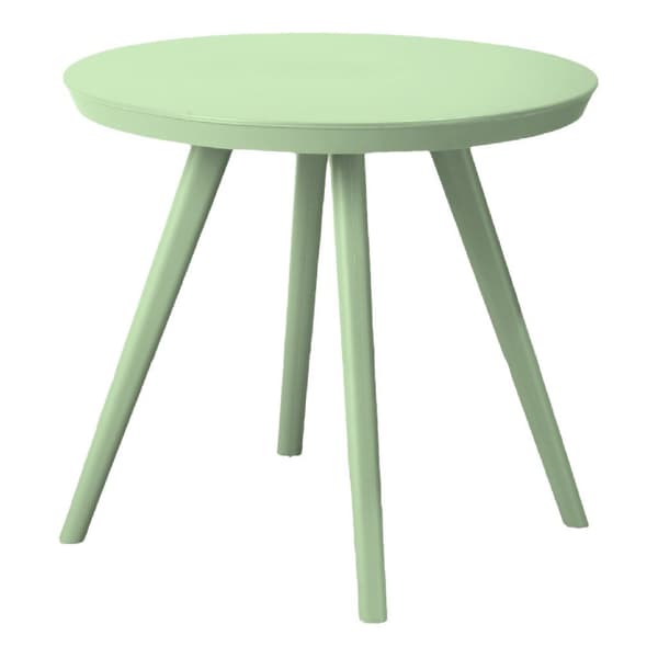 Children's Round Table - 50.5x47.5 cm, Pastel Green Plastic