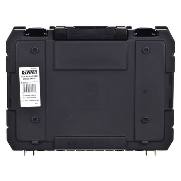 DeWALT DWST83345-1 TSTAK Shallow Tool Storage Case Black Yellow