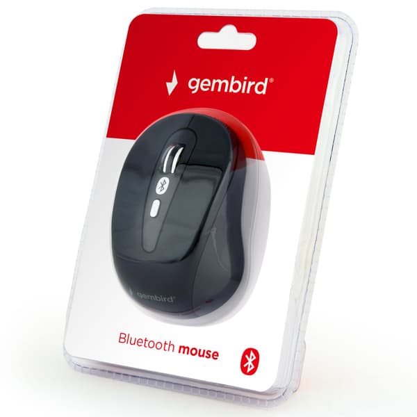 Gembird Bluetooth Mouse Black 6 Buttons 800-1600 DPI 6b-01
