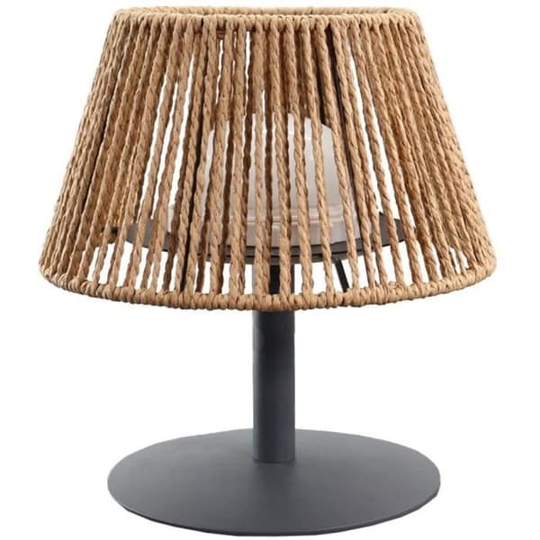 LUMISKY STANDY MINI RAFFY Wireless Table Lamp - H22 cm - Natural Raffia