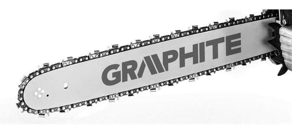 Graphite Petrol Chainsaw 2kW 18" Bar 2.7HP