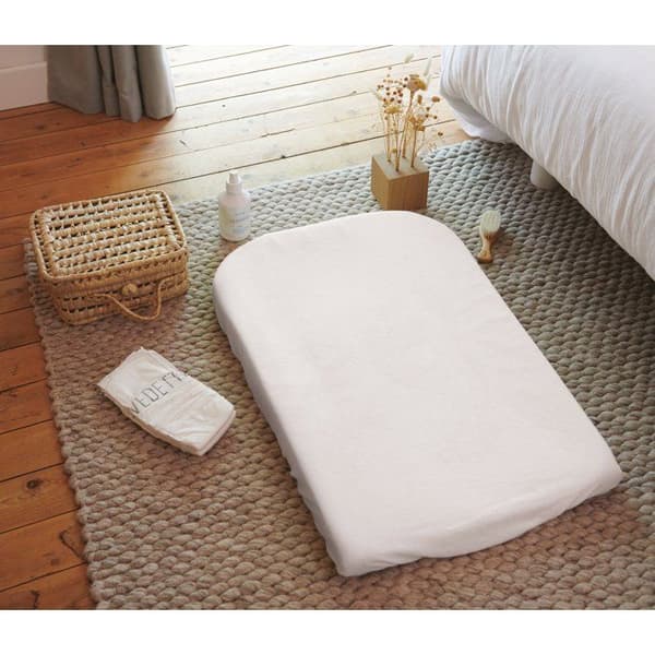 CANDIDE Changing Mat Cover - Terry Cloth - White - 50 x 75 cm