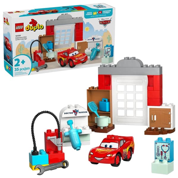LEGO DUPLO McQueen's Visit to Doc's Workshop Building Set (10456)