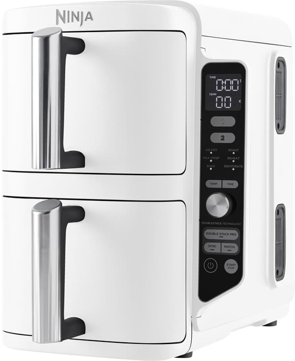 NINJA Air Fryer - Double Stack XL - 9.5 L - 6 Cooking Programs - SL400EUWH