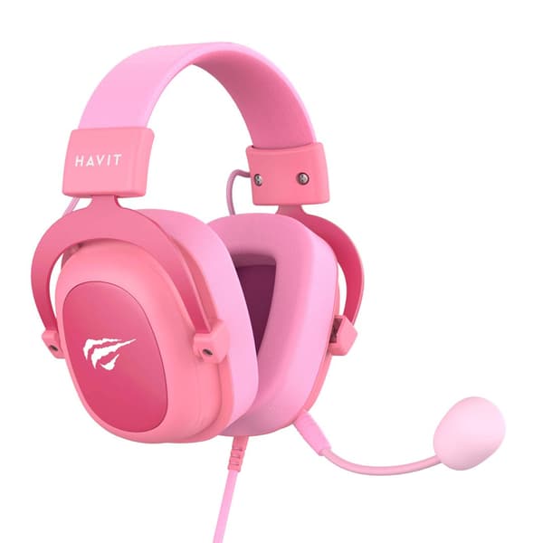 Havit H2002D Wired Gaming Headphones (Pink)