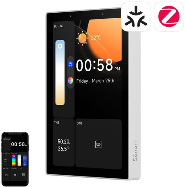 SONOFF NSPanel Pro 120 WiFi/Bluetooth/ZigBee Matter Control Panel