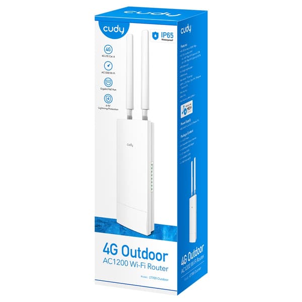 Cudy LT700 Wireless Router Dual-band 4 G White
