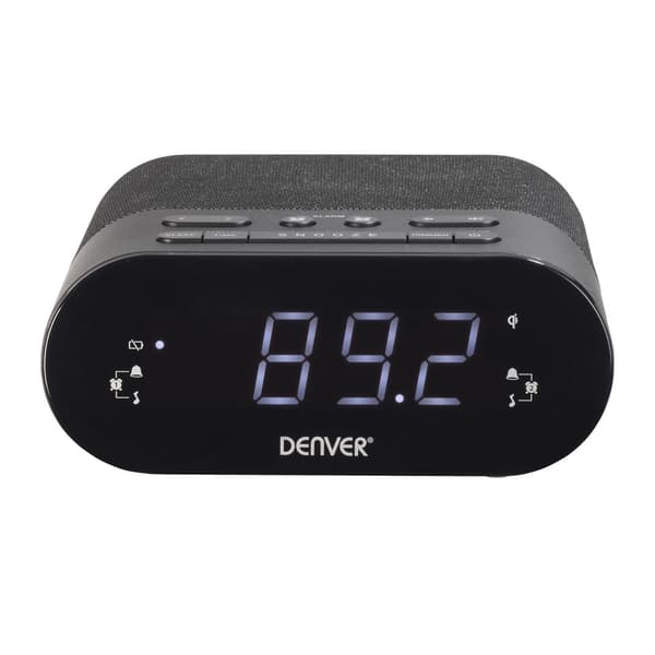 Denver CRQ-107 Digital Alarm Clock Black