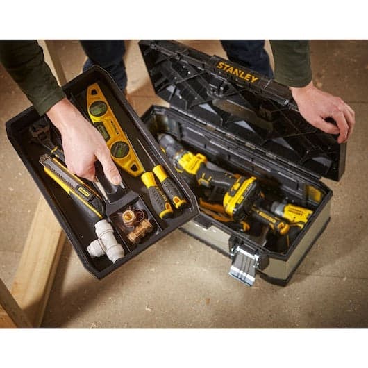 Black & Decker Tool Storage Case 1-95-619 Black Silver Plastic Steel