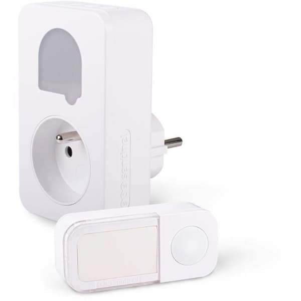 SCS SENTINEL CSF0106 SONE+ Wireless Doorbell - Integrated Plug - 25 Melodies