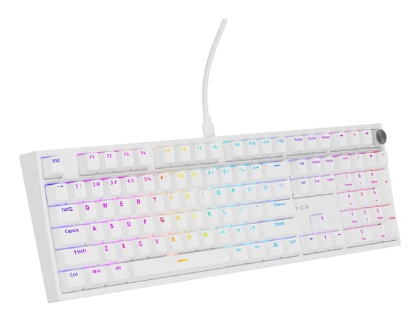 GENESIS Thor 404 Gaming Keyboard USB QWERTY White NKG-2300