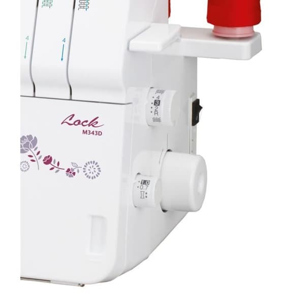 BROTHER M343D Overlock Machine - 2 Needles - Free Arm - Adjustable Differential Feed