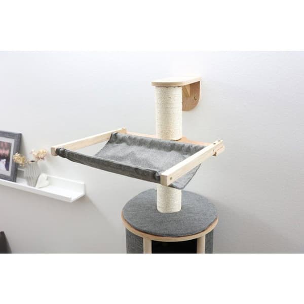 KERBL Wall-Mounted Cat Tree - H. 168 cm - Tofana Dolomite - Gray