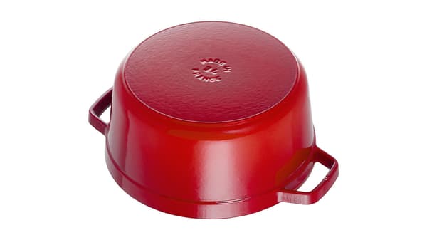Staub Cocotte - Single Pan - Cherry - Cast Iron - 5.9 L - 28 cm (40509-852-0)