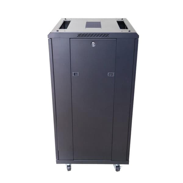 Extralink Rack Cabinet 27U 600x600 Black Standing