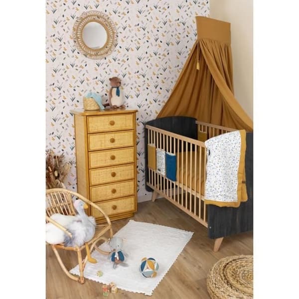 DOMIVA Cot Bumper - AU FIL DE L'EAU - Adjustable - 30x180 cm