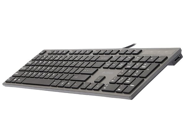 Keyboard A4Tech KV-300H Grey USB, US (A4TKLA39976)