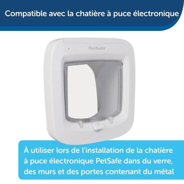 PETSAFE Glazing Adapter for PPA19-16145 - White