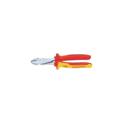 Knipex High Leverage Diagonal Cutter, 7406200, for Tough Wire Cutting
