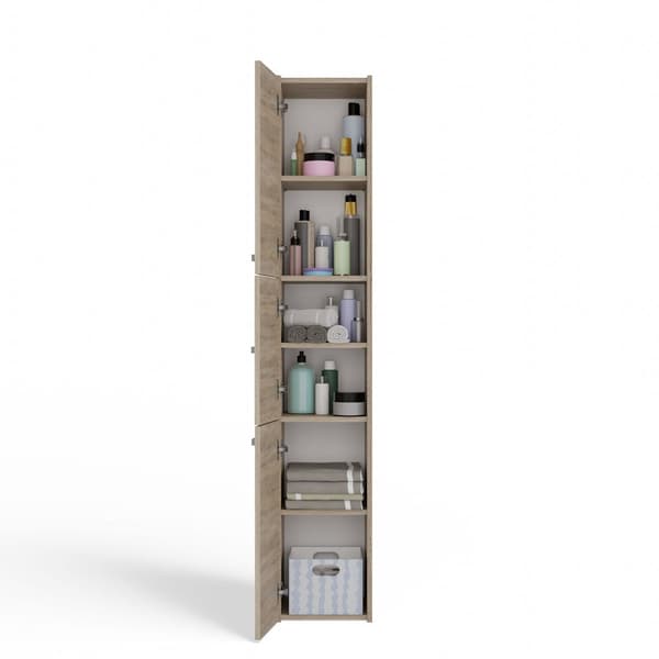Topeshop S33 SONOMA Bathroom Storage Cabinet Oak