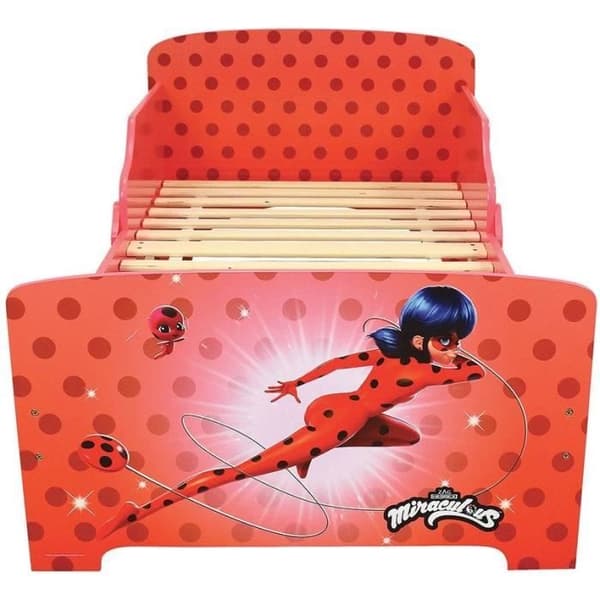 Fun House Miraculous Ladybug Bed with Slatted Base 140 x 70 cm