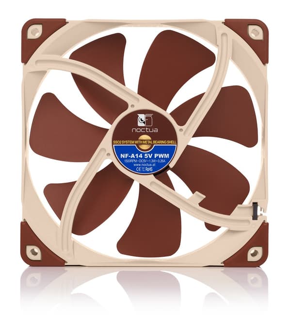 Noctua NF-A14 Case Fan 14 cm Beige Brown