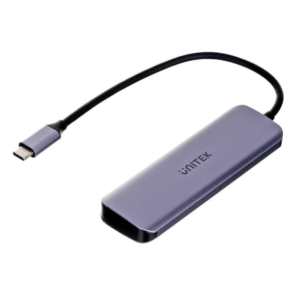 UNITEK H1107A USB 3.2 Hub 4 Ports Type-A 5000 Mbit/s Grey